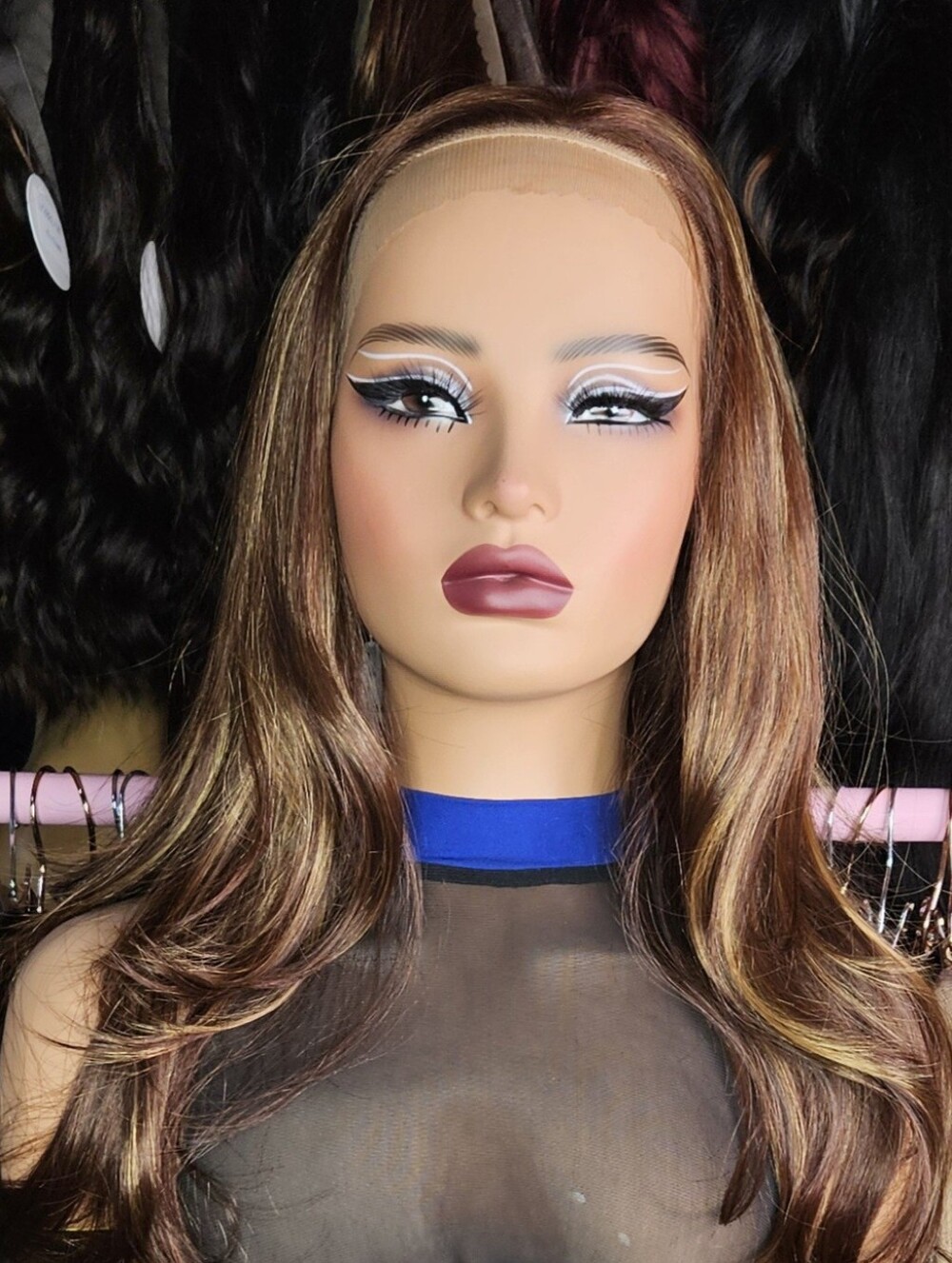 26" Color 30/33/27 13x4 HD Lace Glueless Layered Wig